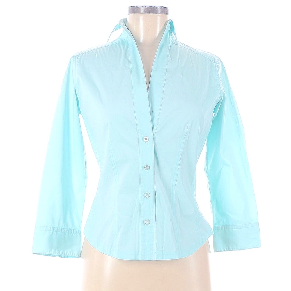 ❌SOLD❌ Byron Lars Light Blue Collared Shirt 8